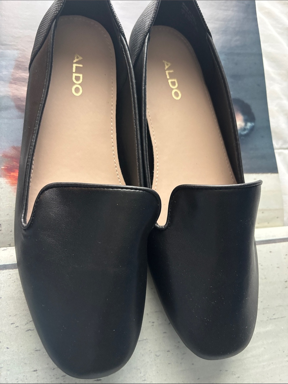 New Black Aldo Flex Loafers
